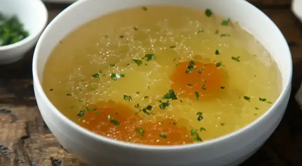Aromaticzny rosół z marchewką i natką pietruszki. Idealny przepis, jak zrobić rosół, który rozgrzeje serce.
