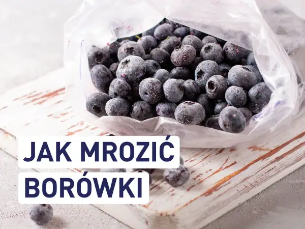 Mrożone borówki w woreczku. Dowiedz się, czy można mrozić borówki i jak to zrobić, by zachowały świeżość.